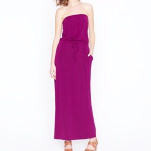 J. Crew Amie Purple Maxi Dress